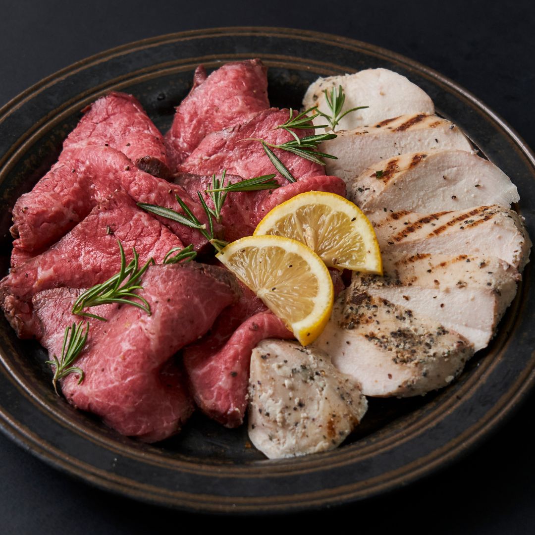 赤城牛＆ローストチキンの肉宴プレート（PARTY BOX）P2